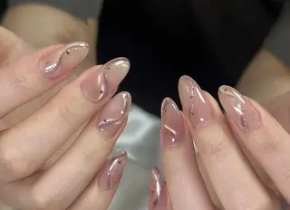 ネイル By moonネイル 🌷ワンホン/韓国風のネイルデザイン