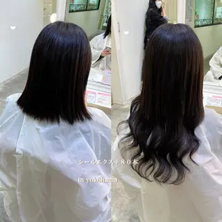 ミディアム シールエクステ横浜 🐏☁️miminaのヘアスタイル