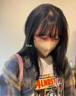 ロング ムナカタ アカリのヘアスタイル