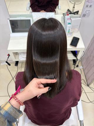 ロング カラー 🎀ゆい🎀 髪質改善カラー🎀のヘアスタイル
