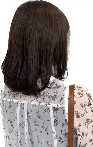 ミディアム カラー ヘアアレンジ ミドウチ アヤカのヘアスタイル