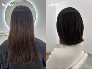 ショート カラー 【aini天王寺】 𝐚𝐢𝐫𝐢✂︎のヘアスタイル