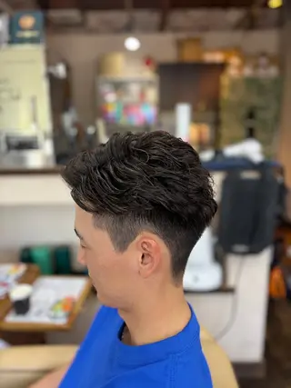 パーマ メンズ 生駒のパーマ達人 FEELけんけんのヘアスタイル