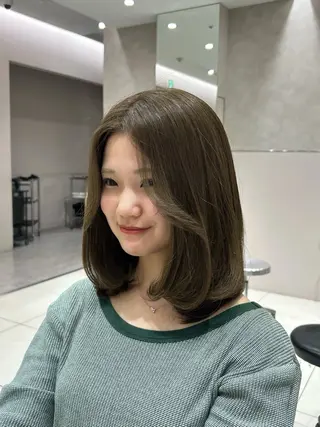 ミディアム 髙橋 尚也のヘアスタイル