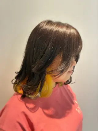 カラー misch|南堀江 momonaのヘアスタイル