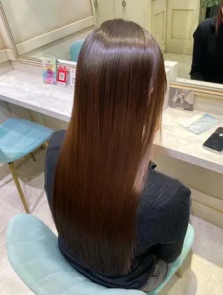 パーマ 💙透明感カラー/ 縮毛矯正/ゆうな💙のヘアスタイル
