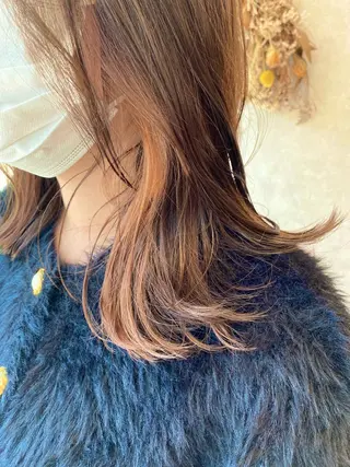 セミロング 内藤 拓磨のヘアスタイル