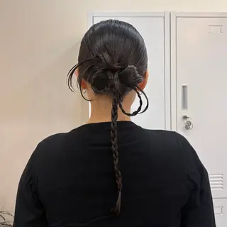 セミロング MIDORI🎀 透明感/ベージュのヘアスタイル