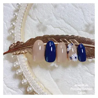 ミディアム ネイル 🐾enen style 🐾のネイルデザイン