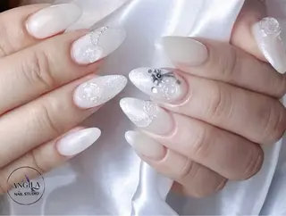 ネイル ANGILA ネイル¨̮S*Y*Kのネイルデザイン