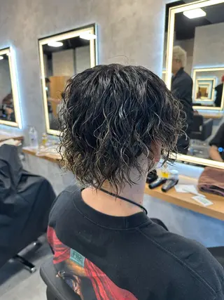 ショート パーマ メンズ 札幌メンズ指名 No. 1/光👑のヘアスタイル