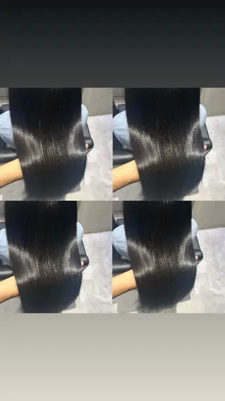 セミロング ブリーチなし透明感 カラー🤍ྀིきららのヘアスタイル