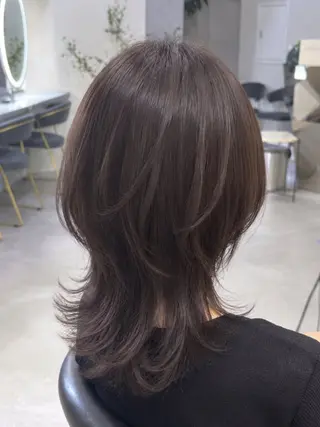 ミディアム ウルフカット/ レイヤー/大石晴也のヘアスタイル
