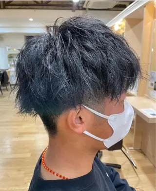 パーマ メンズ 宮原 菜月のヘアスタイル