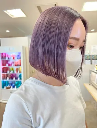 ショート カラー 暖色/ブリーチカラー 🎀 M i k uのヘアスタイル