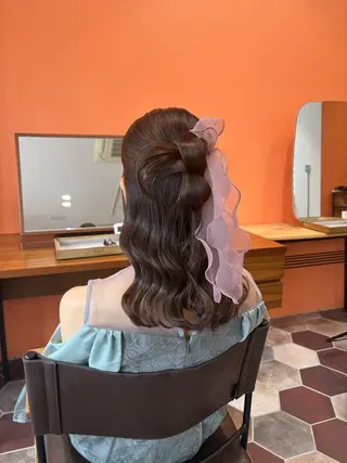 セミロング 上島 未緒のヘアスタイル