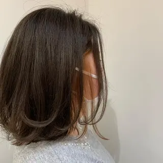 ミディアム カラー 韓国スタイル🇰🇷 annaのヘアスタイル