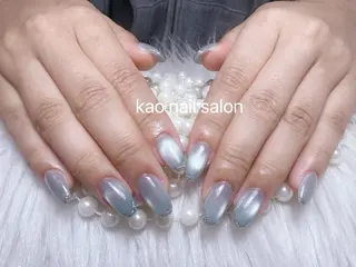 ネイル kao nail マグネット/長さだしのネイルデザイン