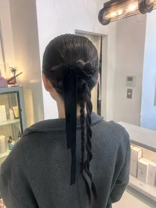 ロング ヘアアレンジ 瑠莉🪩 薬院/天神南/今泉のヘアスタイル