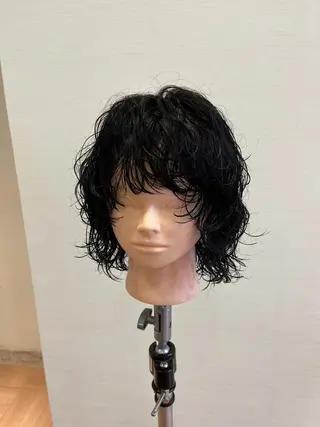 ミディアム パーマ Ha naのヘアスタイル