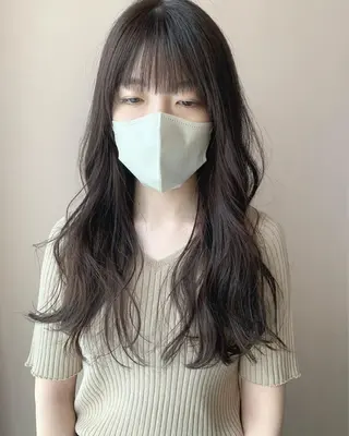 ロング カラー hubhair レイヤー/透明感のヘアスタイル