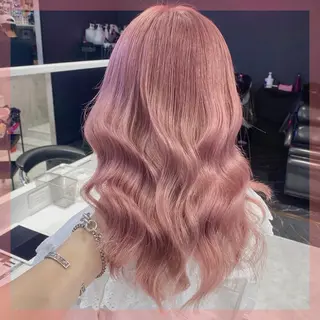 ロング カラー ヘアアレンジ メンズ キッズ マツエク・マツパ ブリーチの髪様 MASATOのヘアスタイル