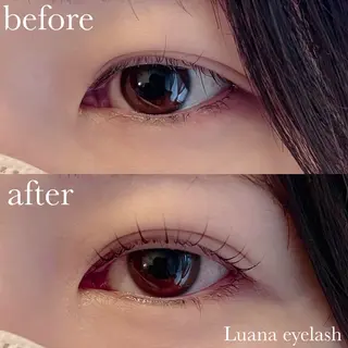 マツエク・マツパ Luana eyelashのマツエク・マツパデザイン