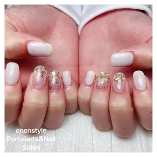 ミディアム ネイル 🐾enen style 🐾のネイルデザイン