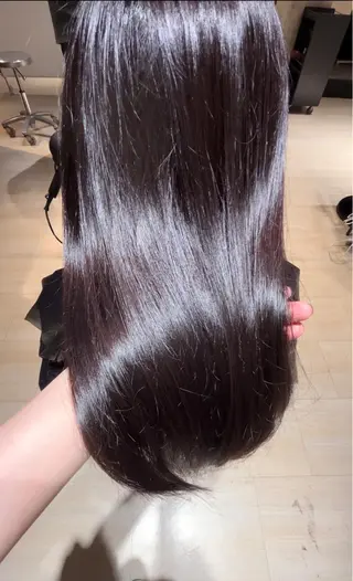 セミロング レイヤー/艶感カラー /LILICAのヘアスタイル