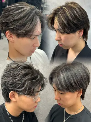 カラー パーマ メンズ 札幌メンズ指名 No. 1/光👑のヘアスタイル