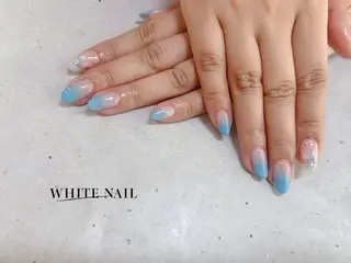 ネイル WHITE NAIL ホワイトネイルのネイルデザイン