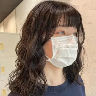 ミディアム カラー ヘアアレンジ 🎀レイヤー 透明感 カラーyuuri🎀のヘアスタイル
