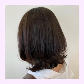 ミディアム 暖色/ブリーチカラー 🎀 M i k uのヘアスタイル