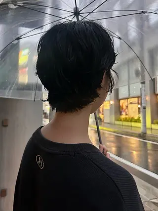 ショート パーマ デザインパーマ/ カット/nanaのヘアスタイル
