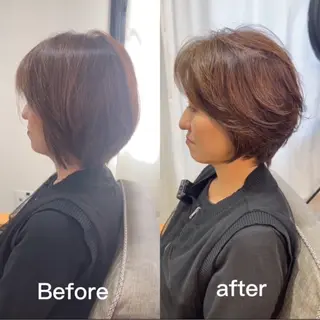 ショート パーマ Lapa ケンショーのヘアスタイル