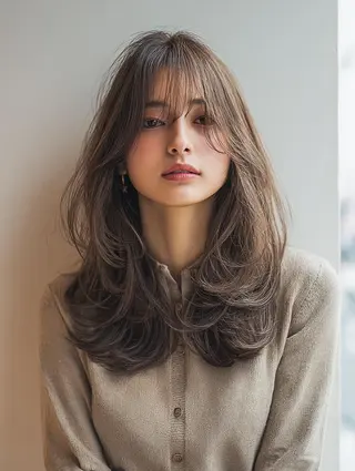 セミロング 艶髪診断で絶対綺麗✨ お悩み解決✨京谷宥✨のヘアスタイル