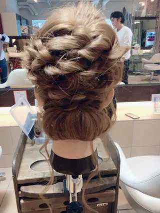ヘアアレンジ 韓国hair ·͜· watanabeのヘアスタイル
