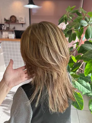 ロング 福井 珠乃のヘアスタイル