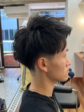 ショート メンズ メンズカット✂️ スキンフェード伊藤陸のヘアスタイル