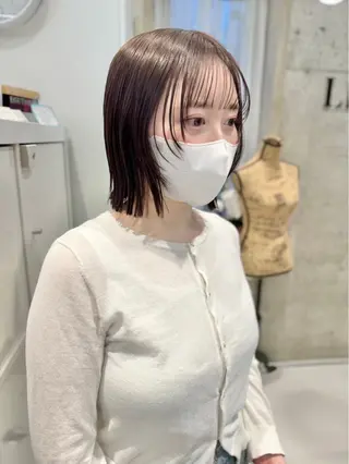 ミディアム 山崎結菜 髪質改善💎のヘアスタイル