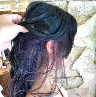 ロング カラー 大竹 哲也のヘアスタイル