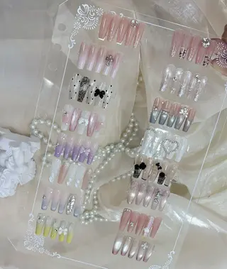 ネイル M🌷nail 長さだし専門店のネイルデザイン
