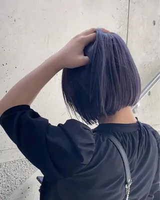 ミディアム カラー 🌿レイヤー/ブリー チ/🌿JINのヘアスタイル