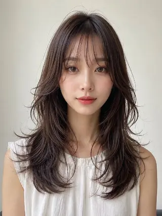 ロング 束感まつぱ🫧 なつき🫧のヘアスタイル
