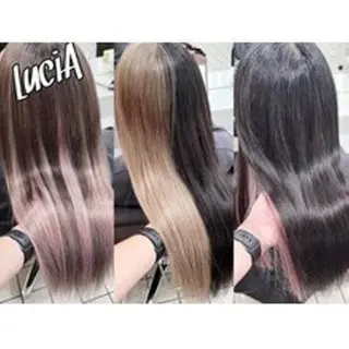 ロング ヘアアレンジ カラー MISAKIエクステ ブリーチ\5900のヘアスタイル