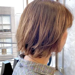 ショート カラー ヘアアレンジ 【ダメージレス施術】 【透明感】北村 拓也のヘアスタイル