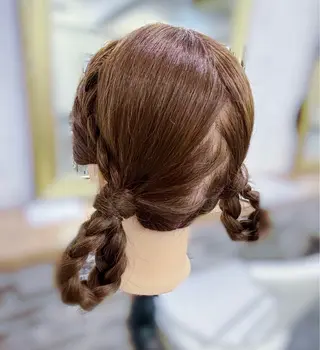 ヘアアレンジ 馬方 雫のヘアスタイル