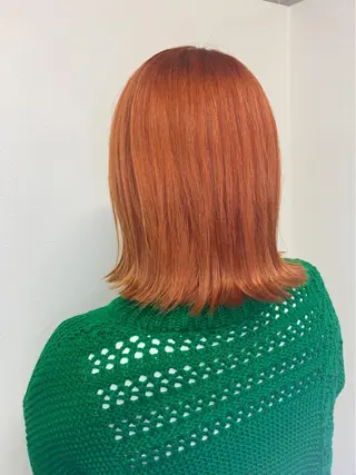 ミディアム カラー ヘアアレンジ Sol plusのヘアスタイル