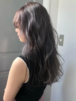 ロング カラー Pia ツボイ ケイタのヘアスタイル