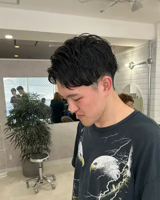 ショート メンズ 透明感カラー/ 石山浩二のヘアスタイル